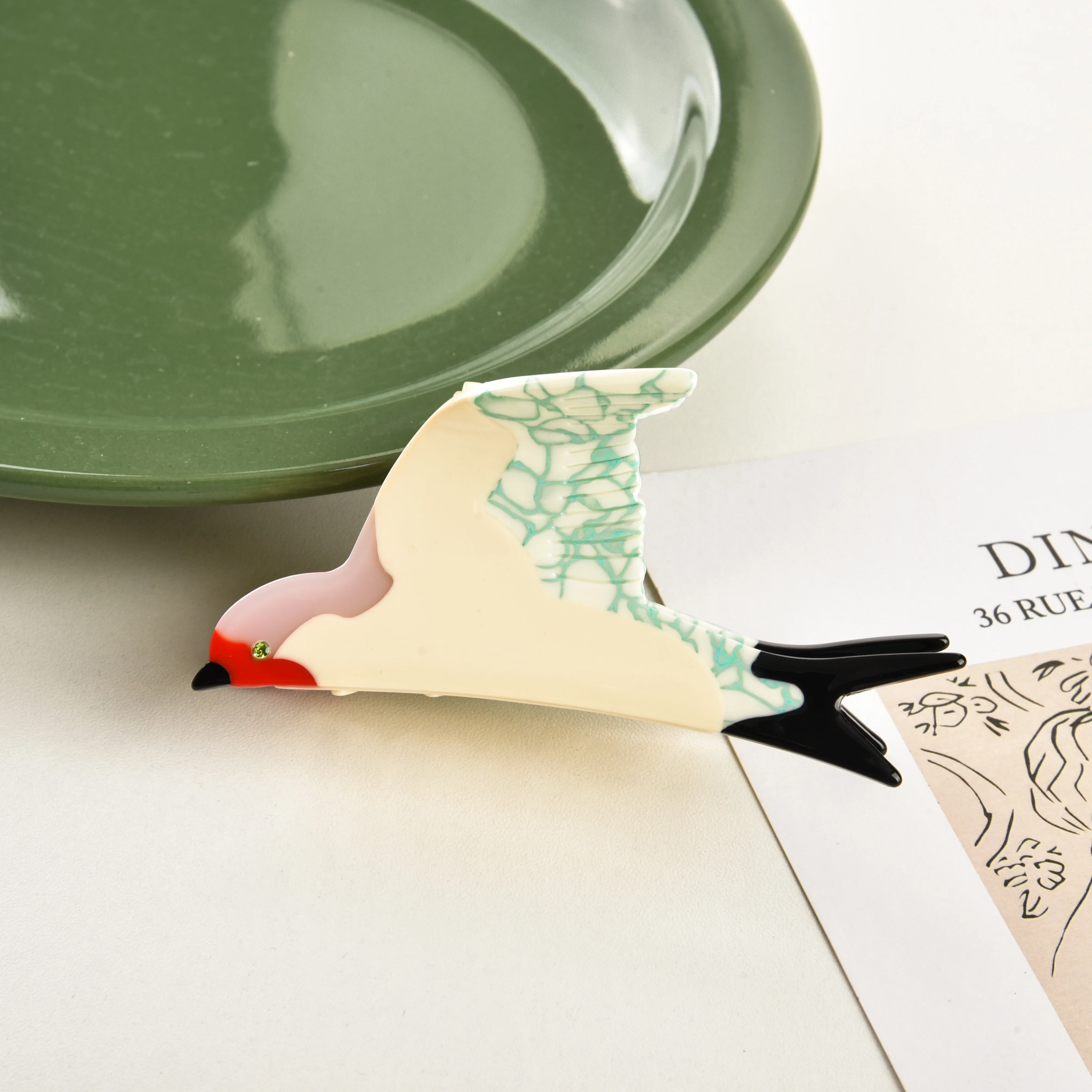 Duoshang 9,5 см зеленая ласточка - Фотография_2