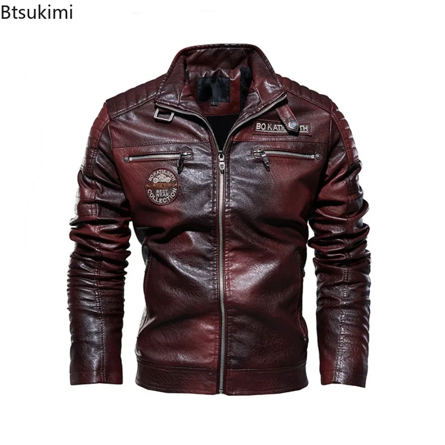 Кожаные куртки, мужские осенне-зимние - Фотография_2