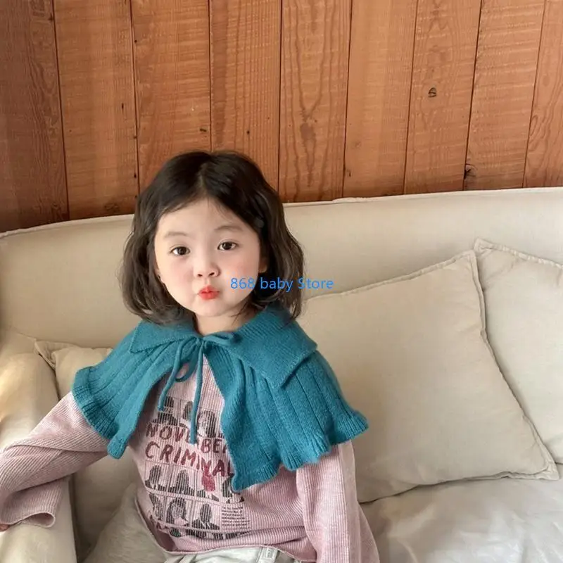 Вязаная шаль для маленьких девочек 29ee - Фотография_2