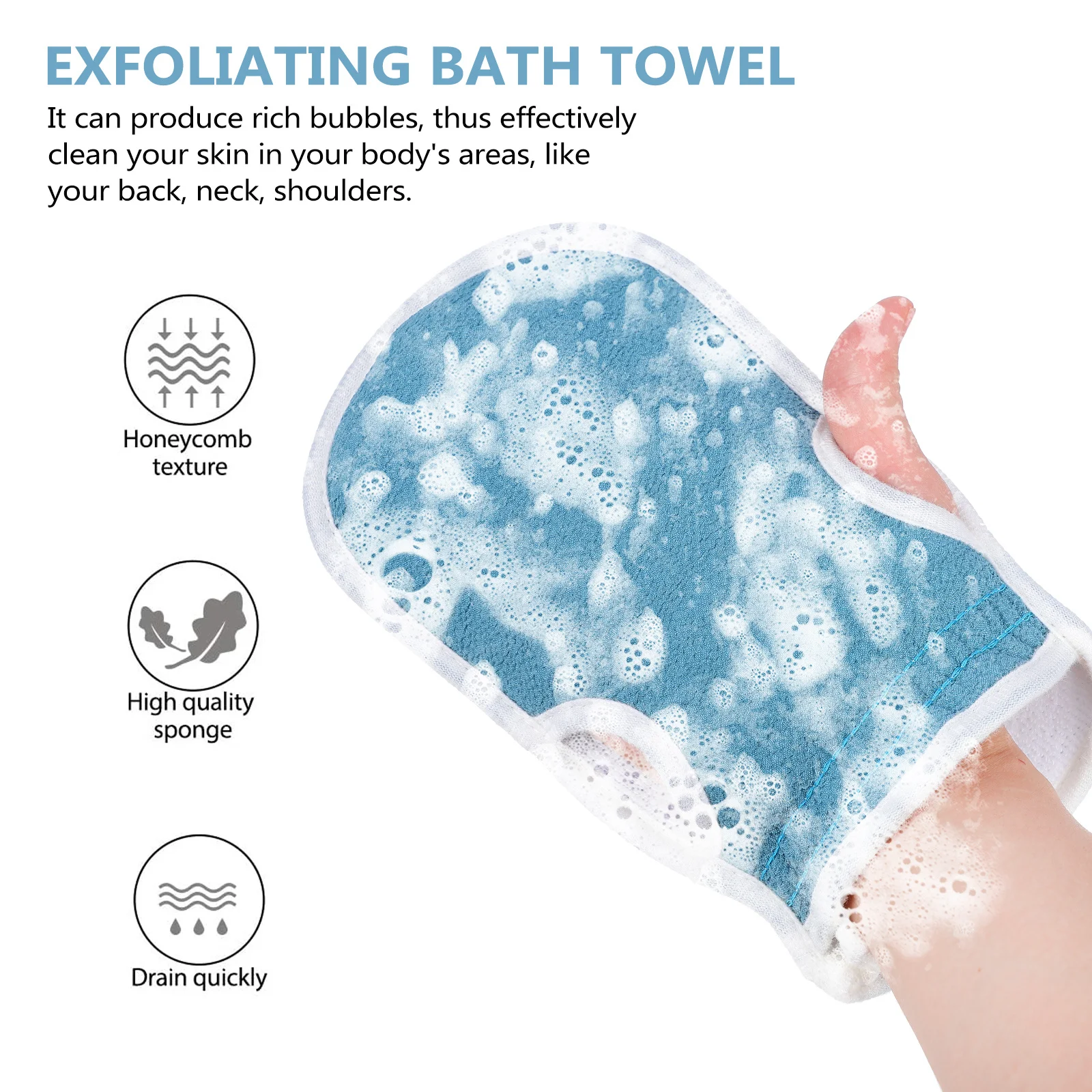 Набор полотенец для скруббера для спины - Фотография_3