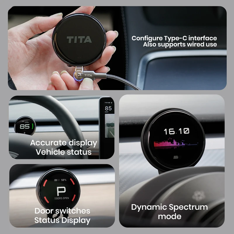 Tita pro tita официальная приборная панель hud модель y 3 - Фотография_4