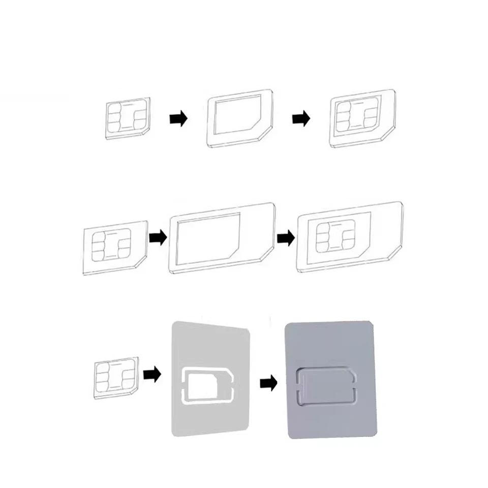 20 комплектов адаптеров для карт micro nano sim - Фотография_4