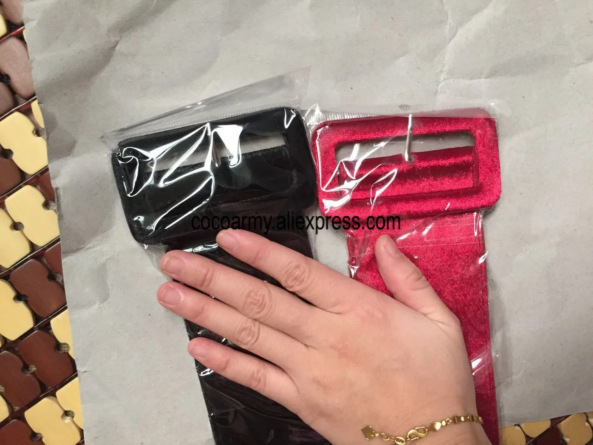 Женский бархатный ремень - Фотография_3