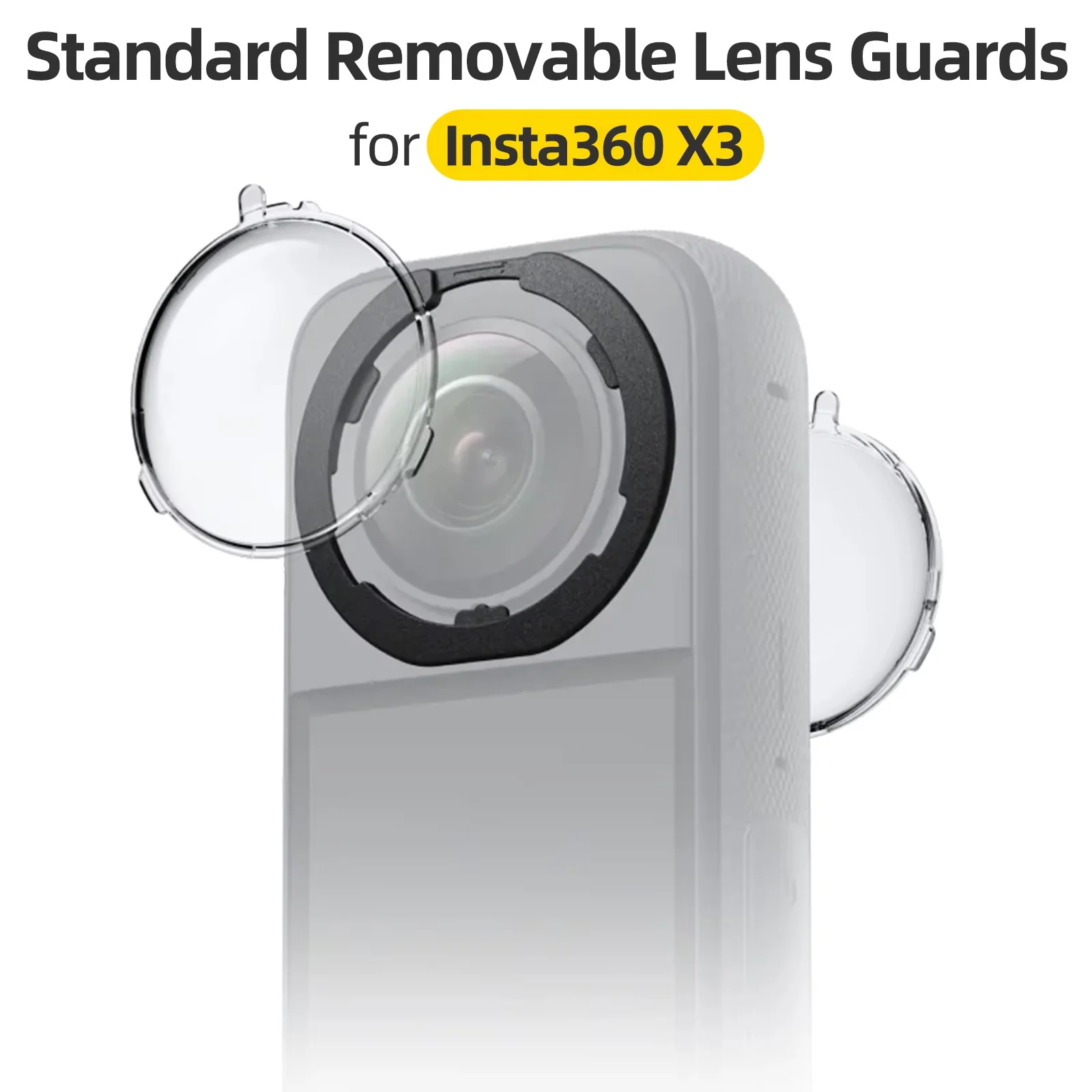 Стандартные съемные защитные ограждения для объектива insta360 x3