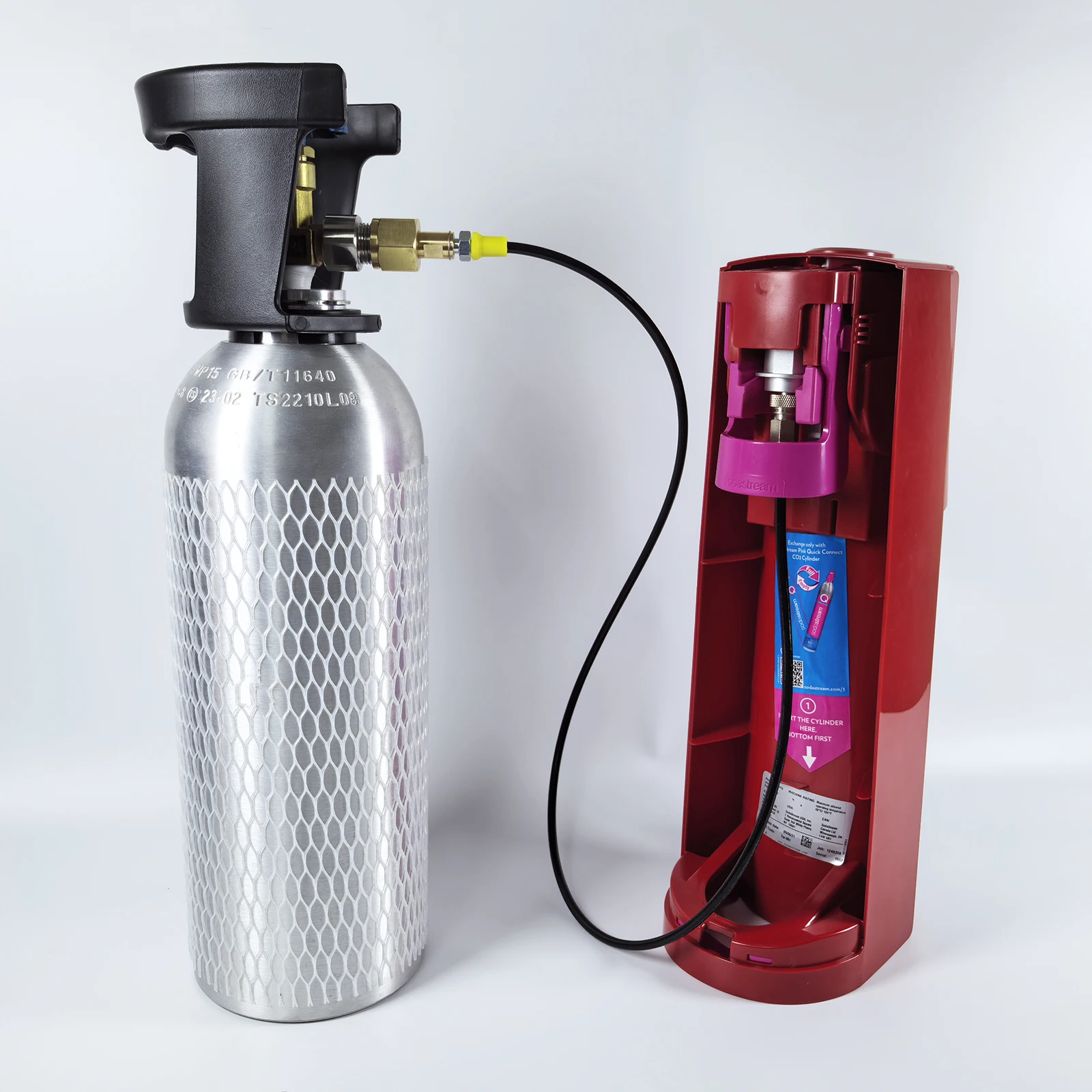 Soda maker terra duo art — комплект адаптеров для баллона с co2 w21 - Фотография_3