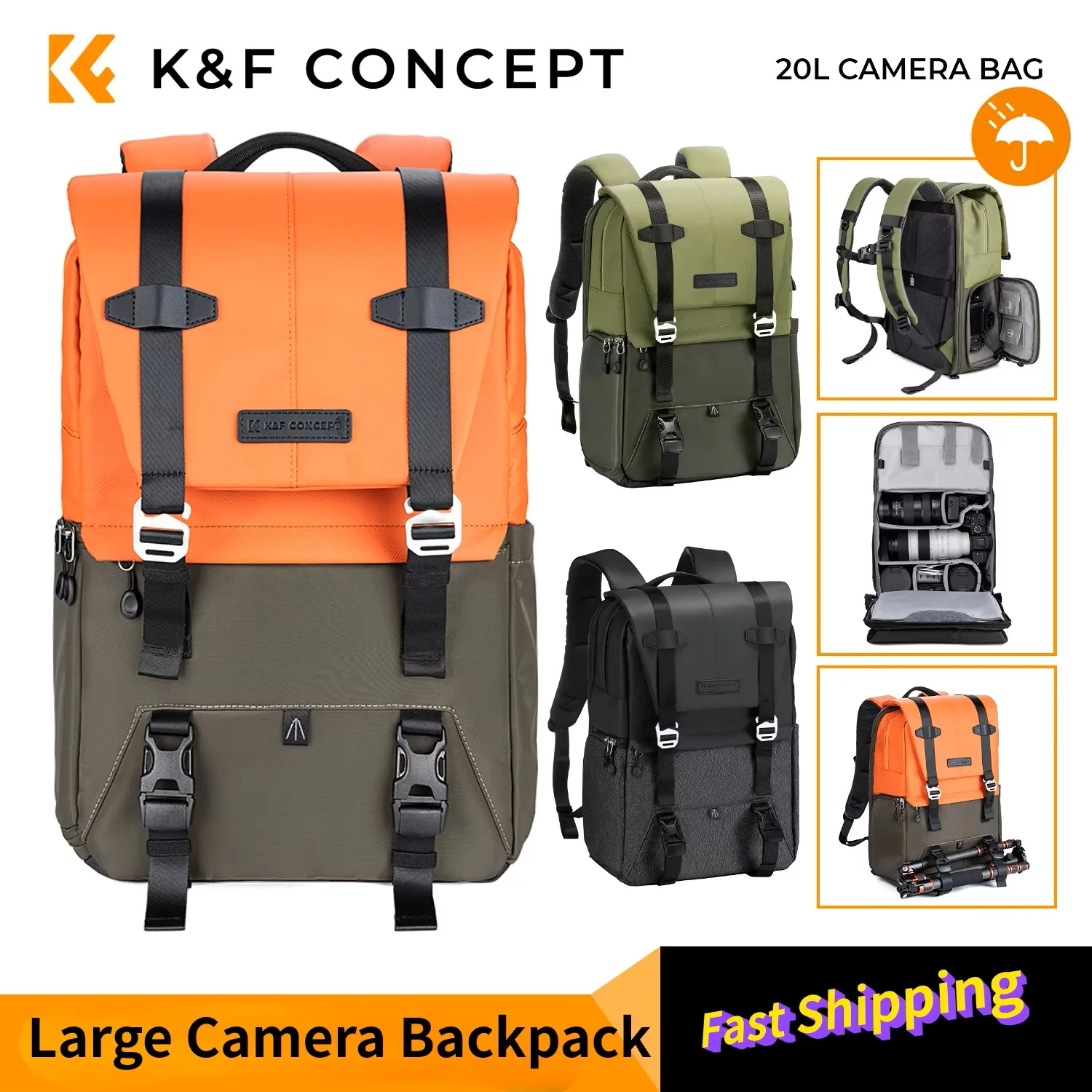 Рюкзак для камеры k&f concept