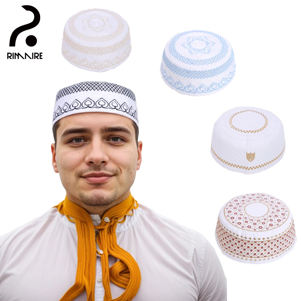 Деловые мужские классические исламские дышащие шапки yarmulke для мужчин