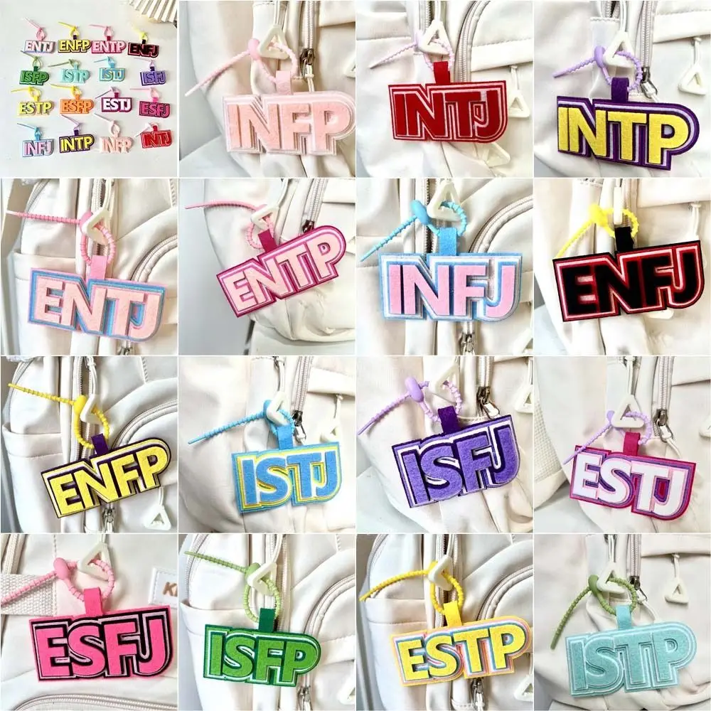 Брелок для ключей с буквой mbti