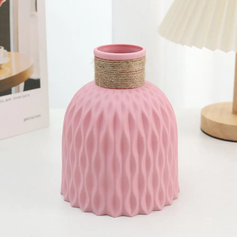 Пластиковый цветочный горшок diy из веревки - Фотография_4
