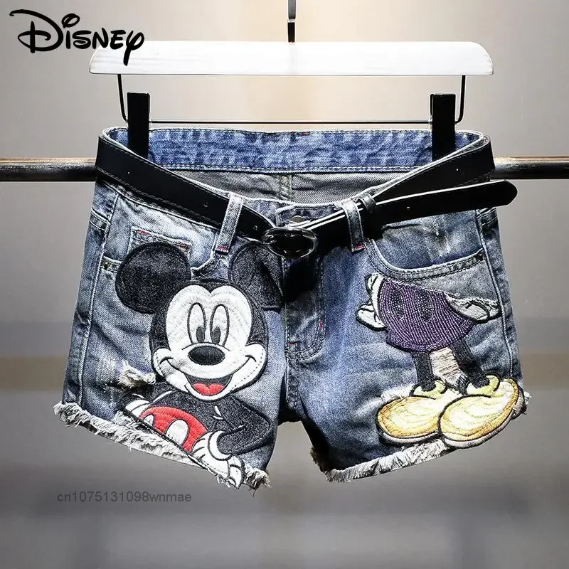 Винтажные джинсовые шорты disney