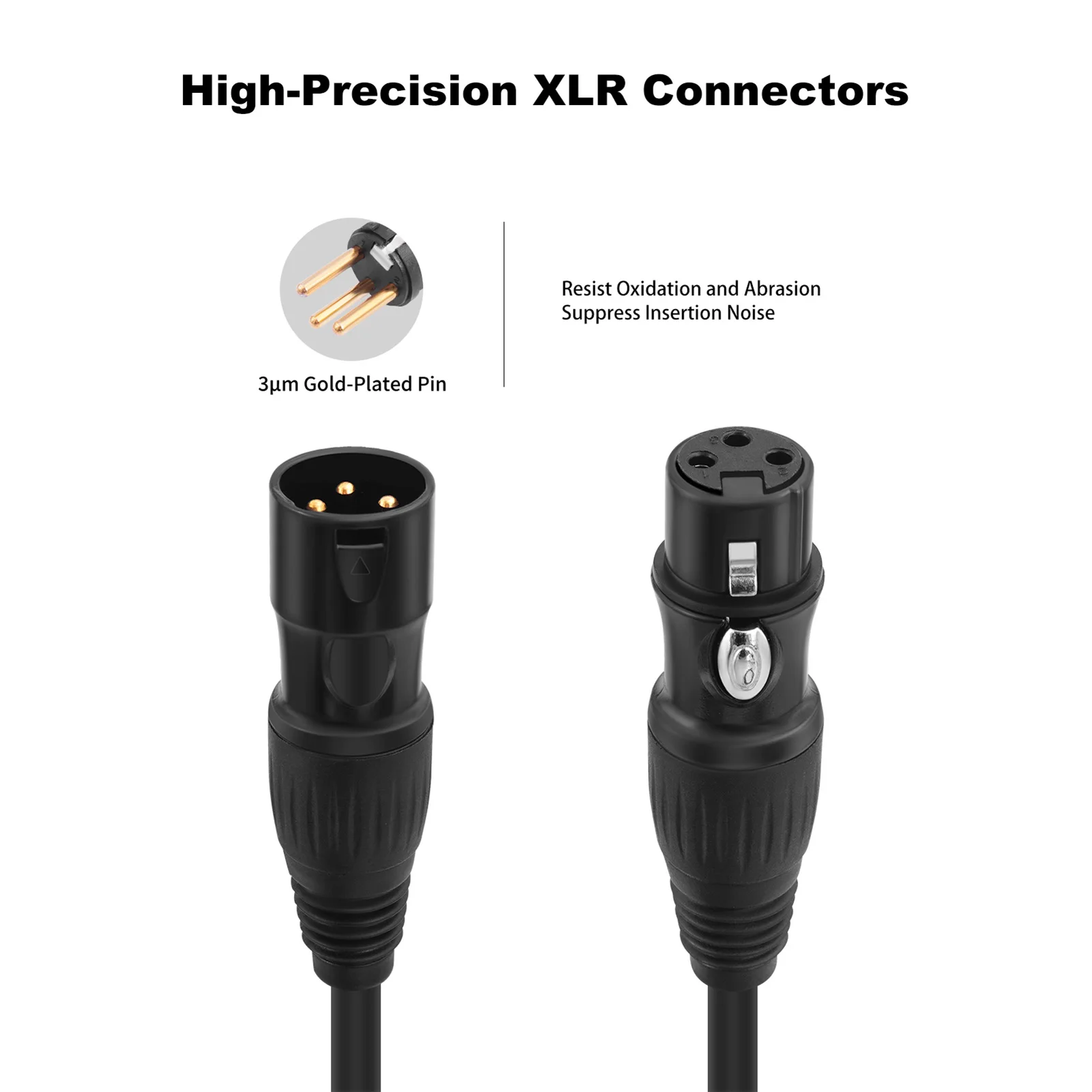 Stlf 2 упаковки xlr-кабелей 10-футового - Фотография_5