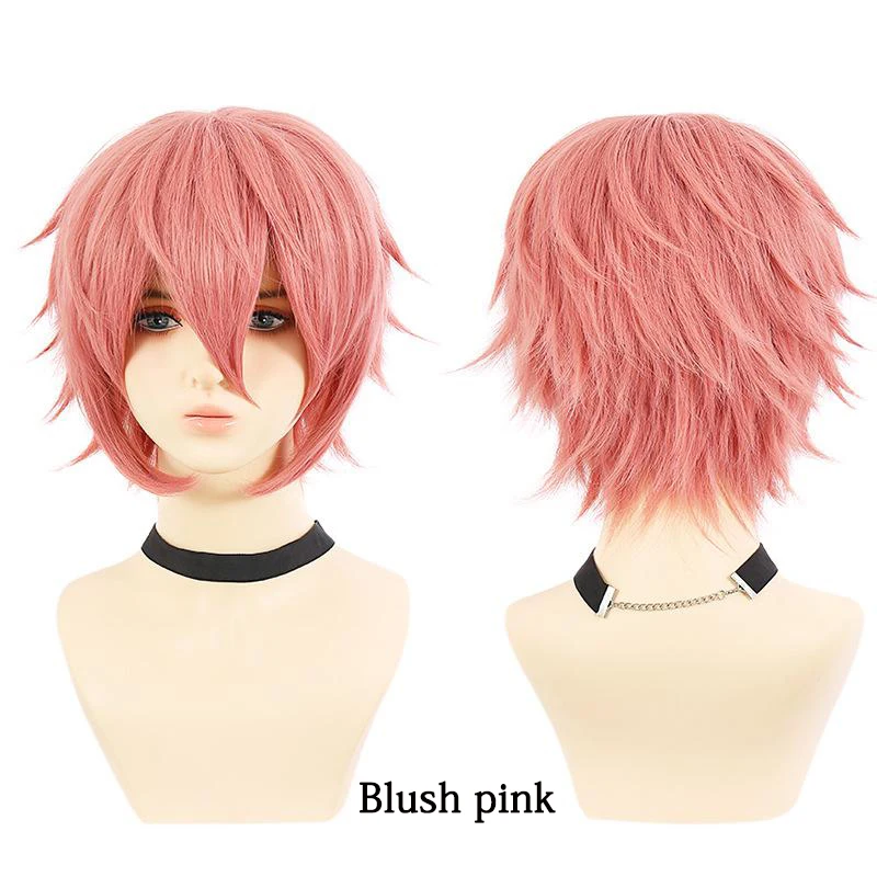 12-дюймовые синтетические волосы унисекс для косплея в стиле аниме - Фотография_3