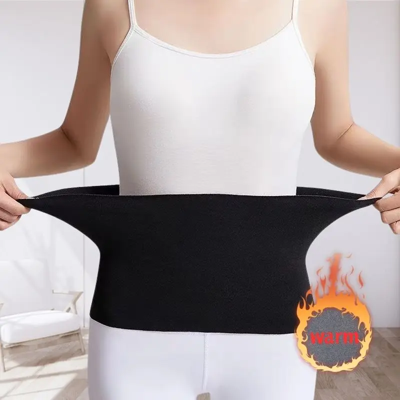 Утолщенный флисовый защитный пояс для талии