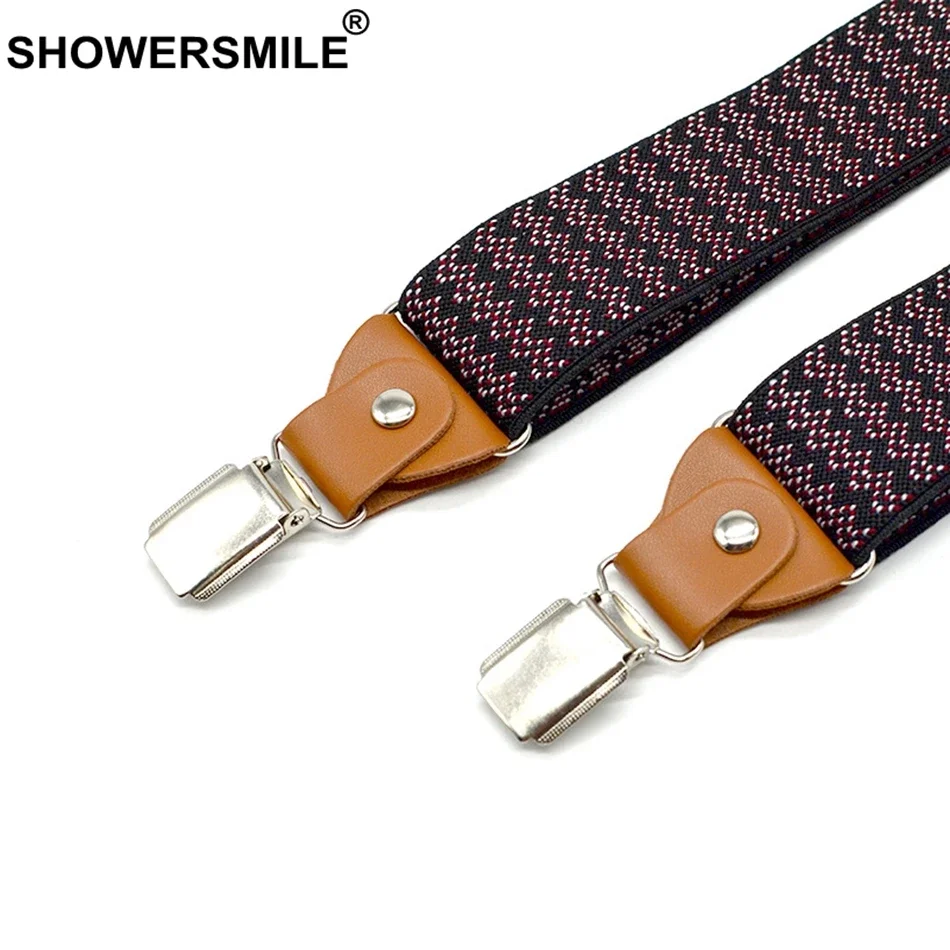 Showersmile мужские подтяжки эластичный пояс для брюк 3 - Фотография_5