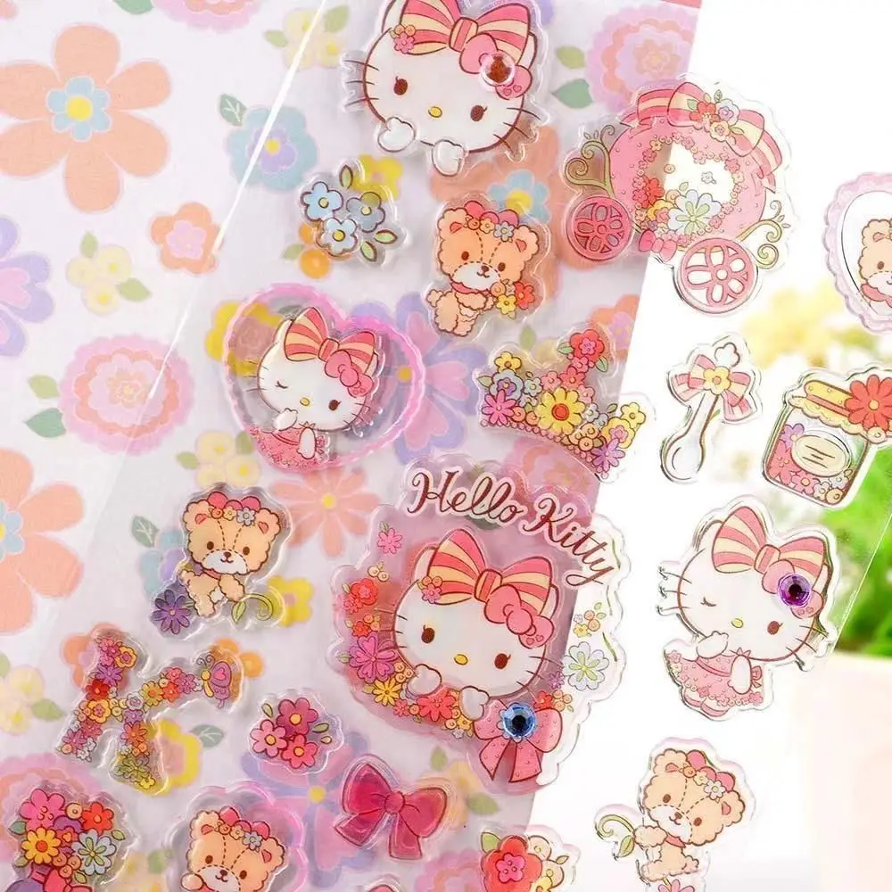 Kawaii sanrio hello kitty наклейки - Фотография_3