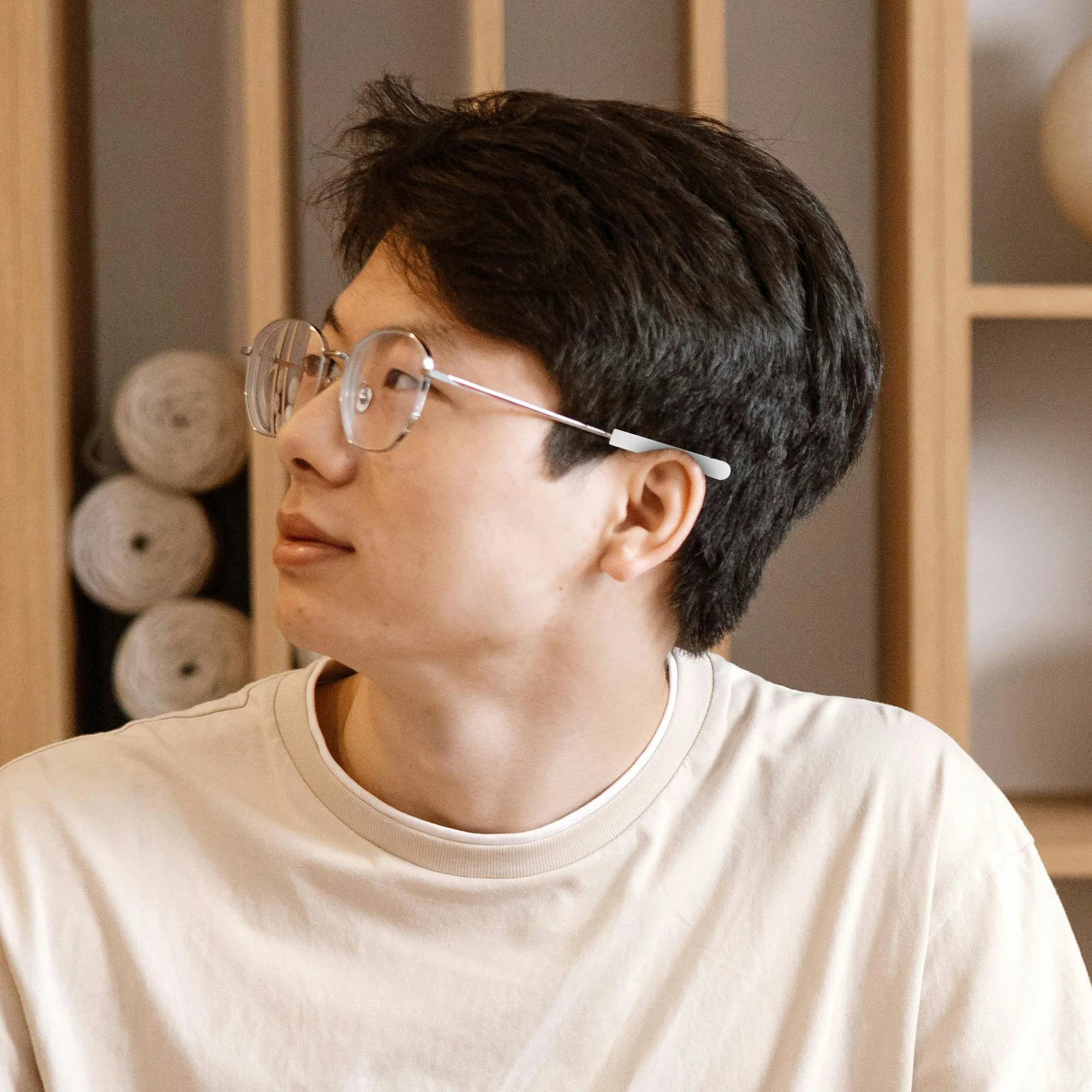 10 пар противоскользящих силиконовых рукавов для очков - Фотография_5