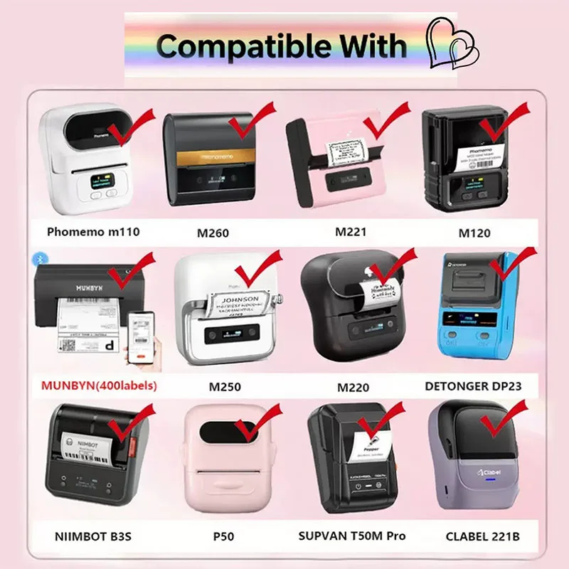 Белая термоэтикетка шириной 50/60 мм - Фотография_5