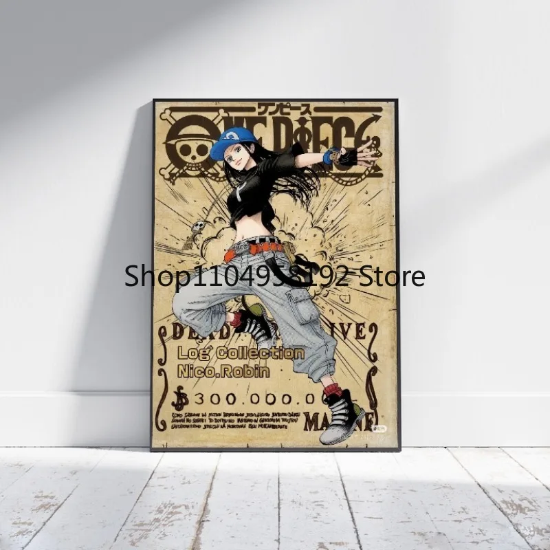 Цельный луффи, винтажные плакаты с надписью - Фотография_4