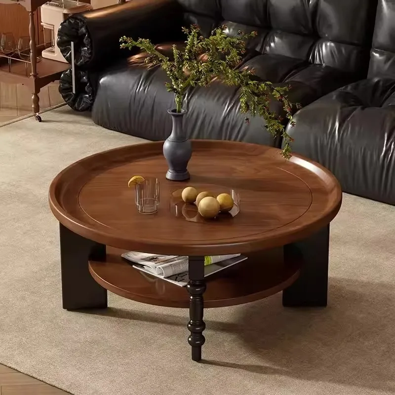 Современный круглый чайный столик в стиле ретро - Фотография_4