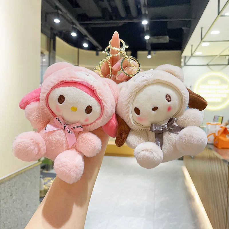 Плюшевая игрушка sanrio kawali hello kitty kuromi my melody - Фотография_3