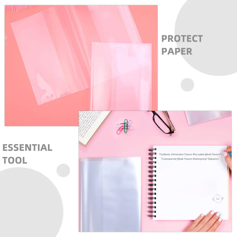 Прозрачные пластиковые обложки для книг - Фотография_5