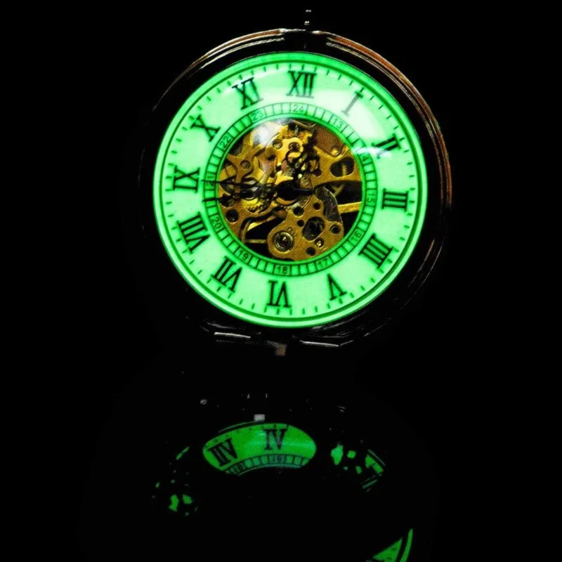 Новые ностальгические резные карманные часы в стиле ретро - Фотография_5