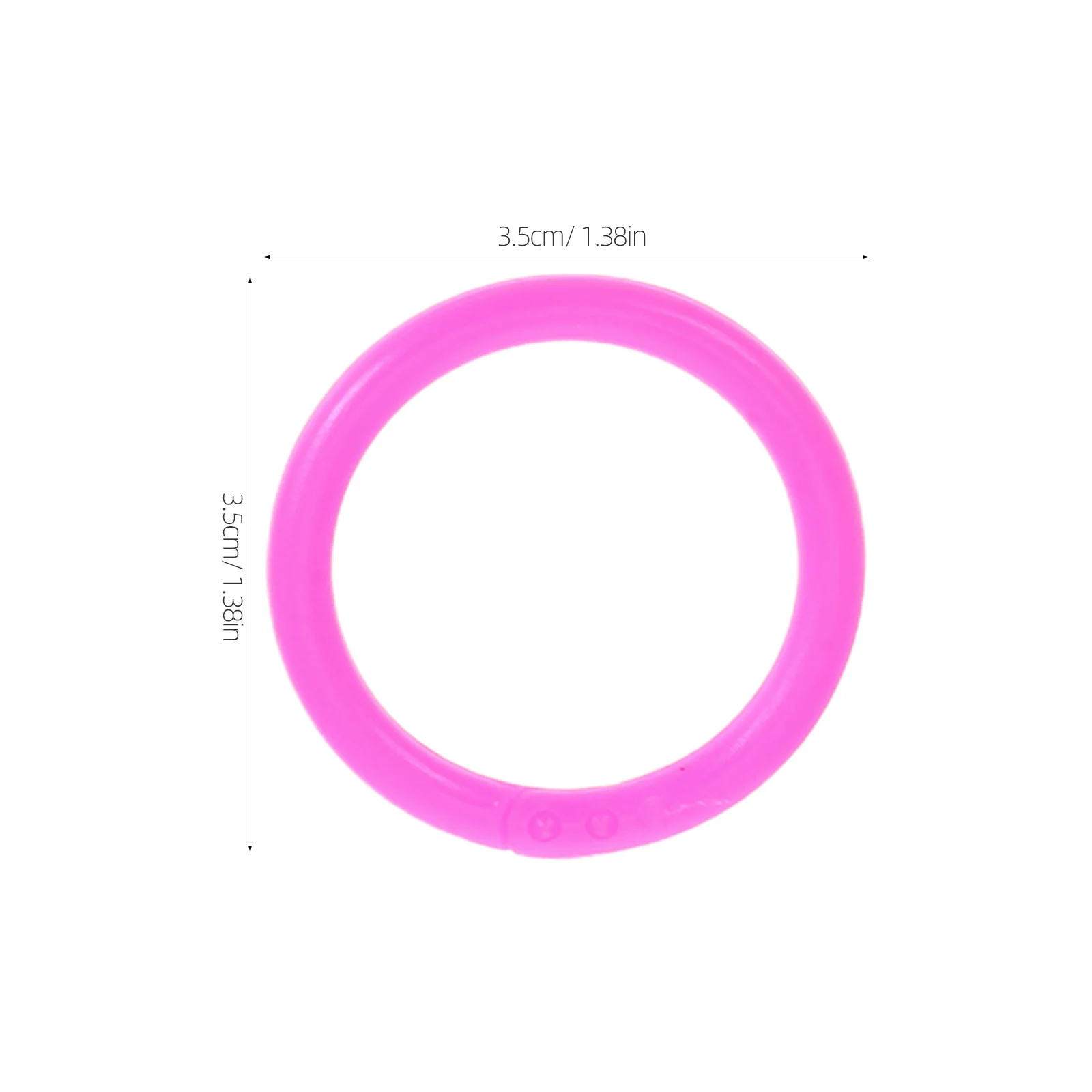 Разноцветные пластиковые кольца для переплета - Фотография_4