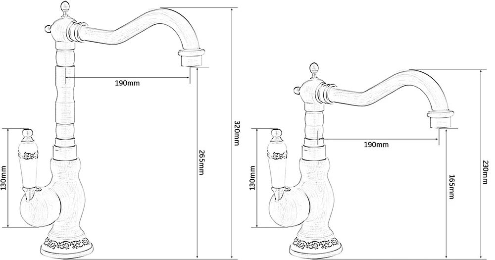 Ванная комната кухня античная бронза - Фотография_5