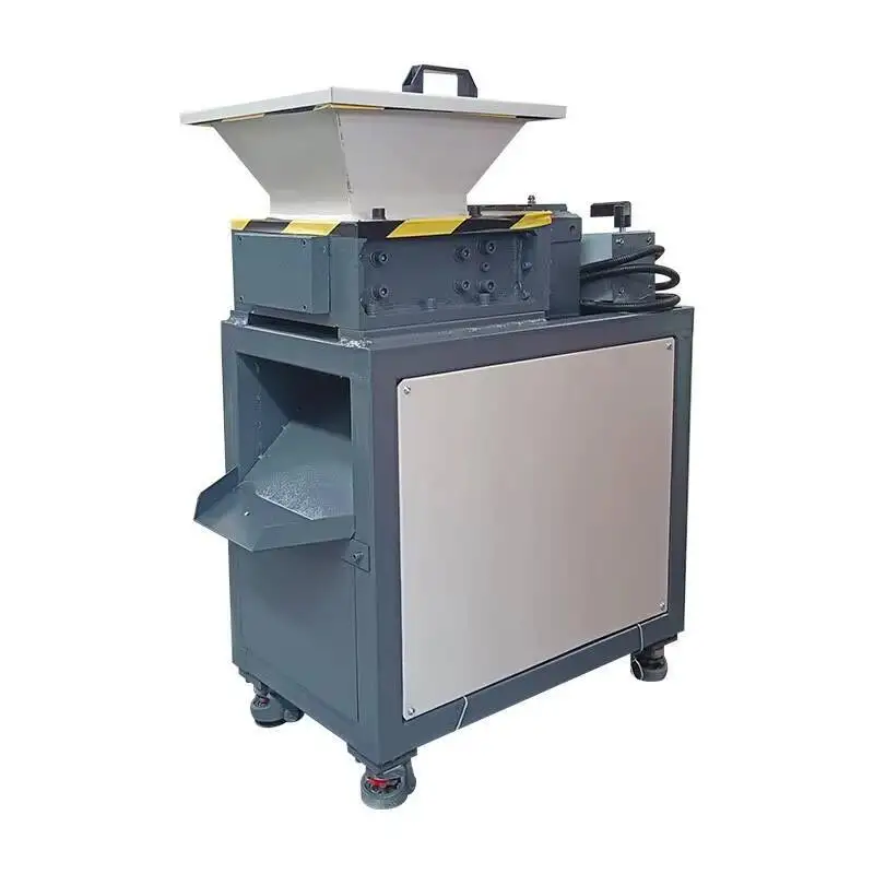 Маленькая двухосная многофункциональная мощная дробилка для крышек бутылок - Фотография_5