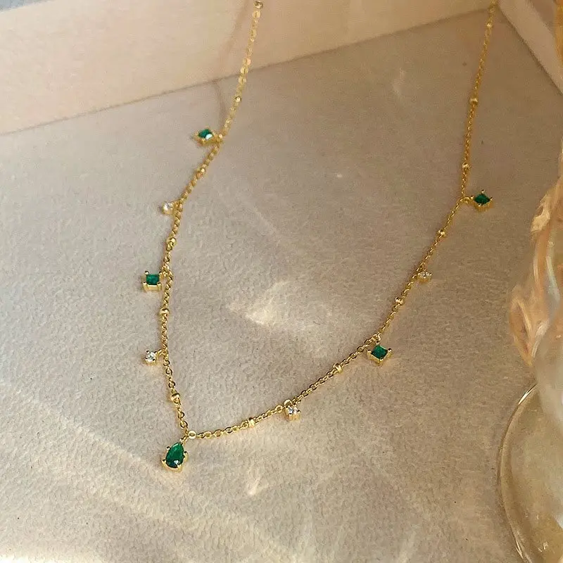 Женское ожерелье из серебра 925