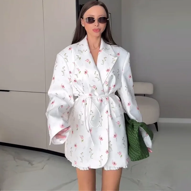 Tuularose женский пиджак с принтом