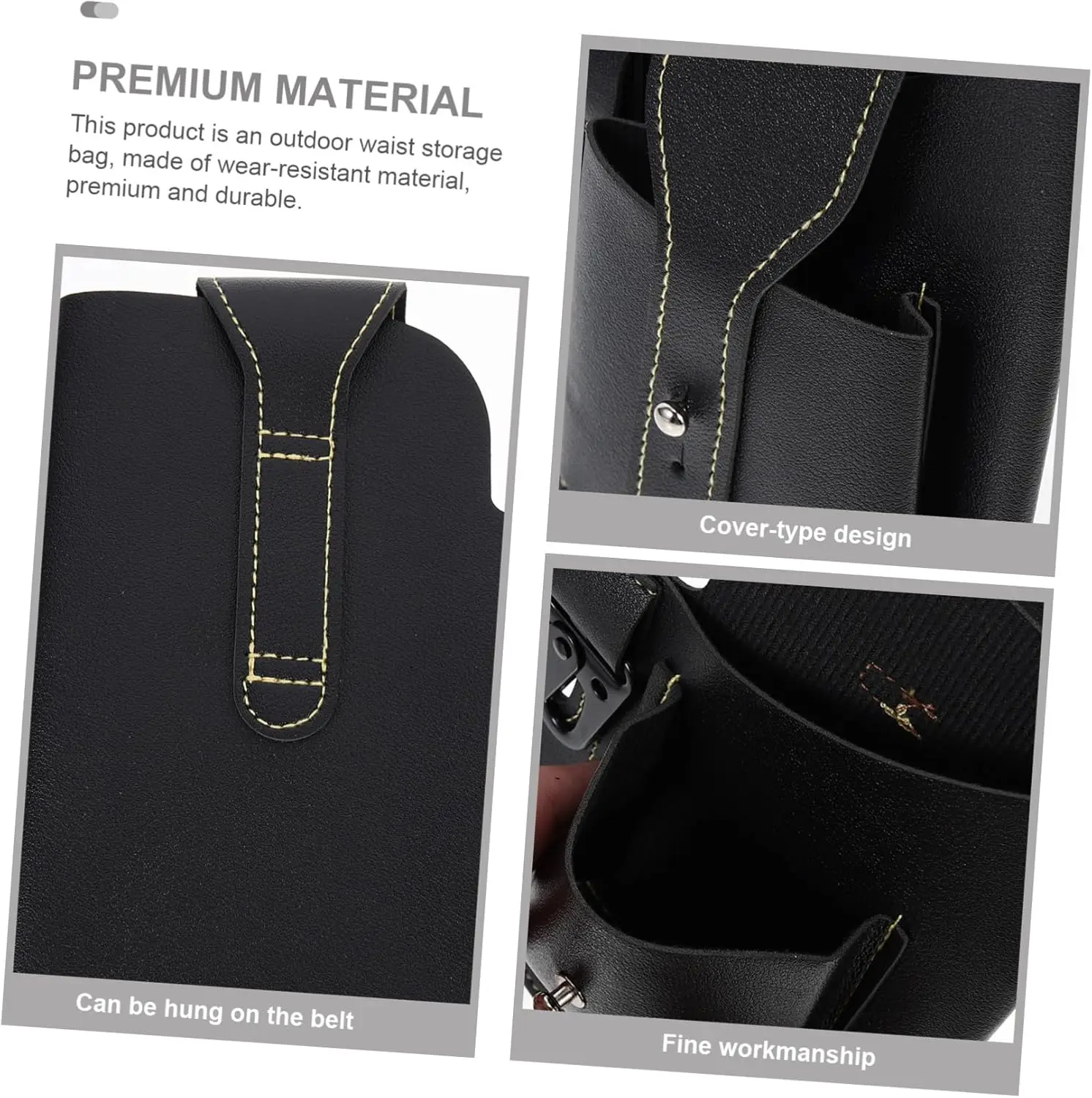 Роскошная мужская кожаная поясная - Фотография_4