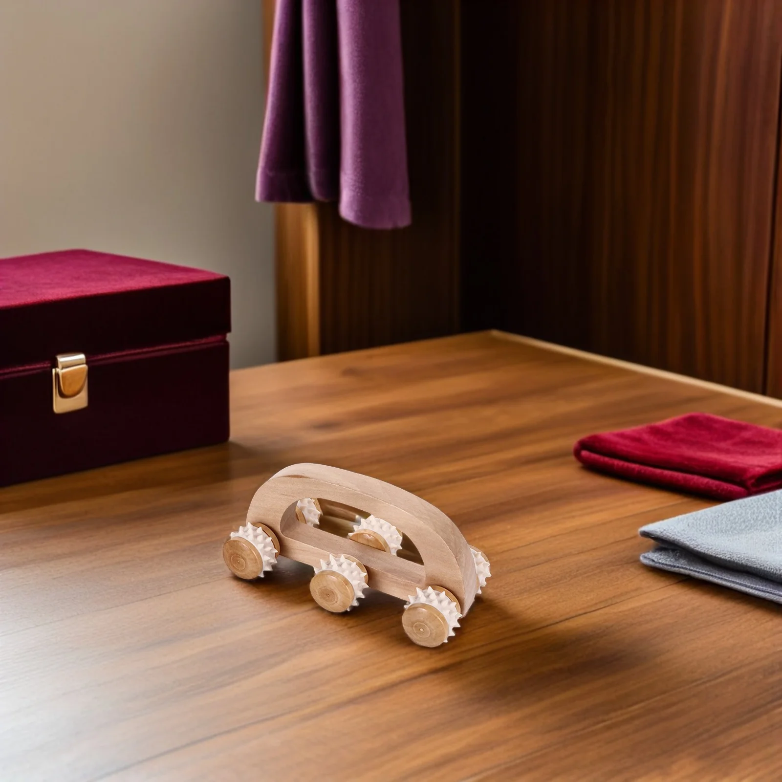 Набор деревянных массажных роликов