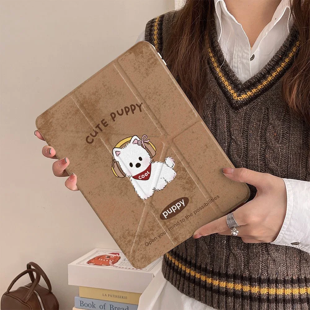 Прозрачный мягкий чехол brown puppy