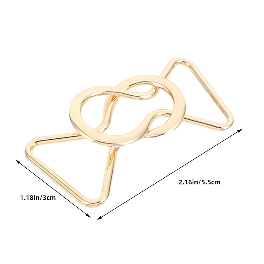 4 пары пряжек из металлического сплава на поясе - Фотография_4