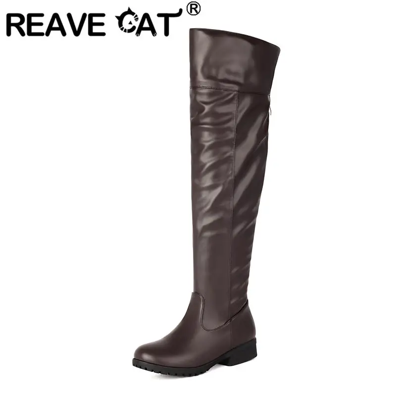 Reave cat женские сапоги до бедра