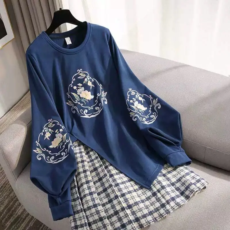 Улучшенная версия толстовки hanfu большого размера - Фотография_2