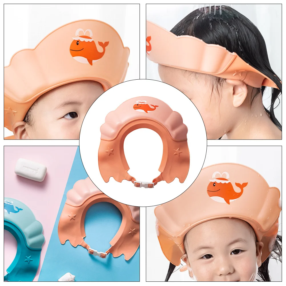 Регулируемая шапочка для мытья волос для детского душа - Фотография_5