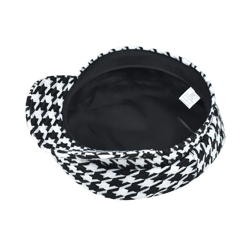 Модная кепка с узором "houndstooth" - Фотография_2