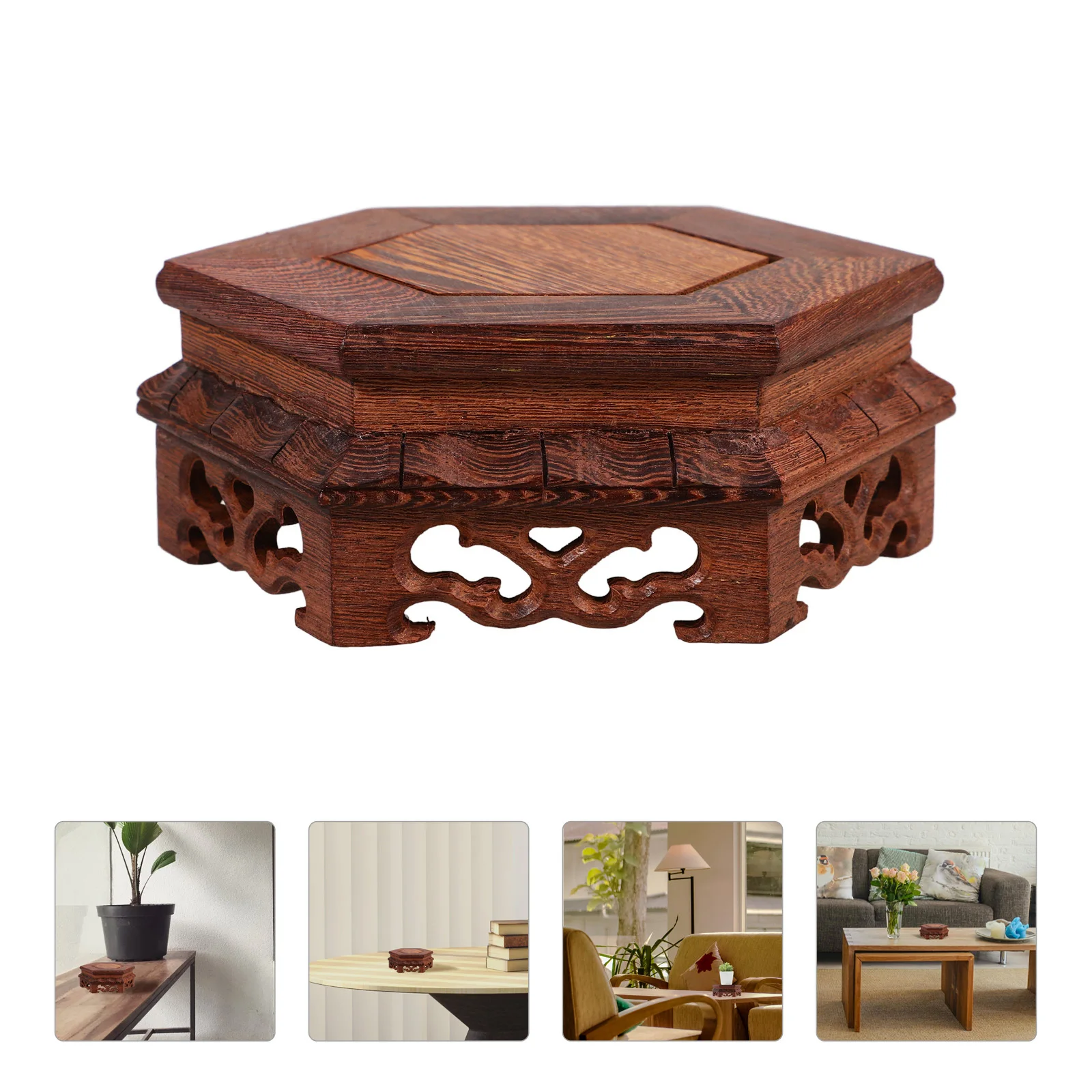 Деревянное основание для цветочного горшка - Фотография_3