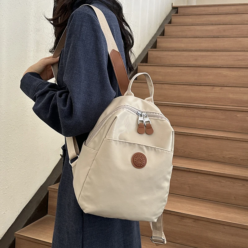 Новый водонепроницаемый нейлоновый тканевый женский рюкзак - Фотография_2