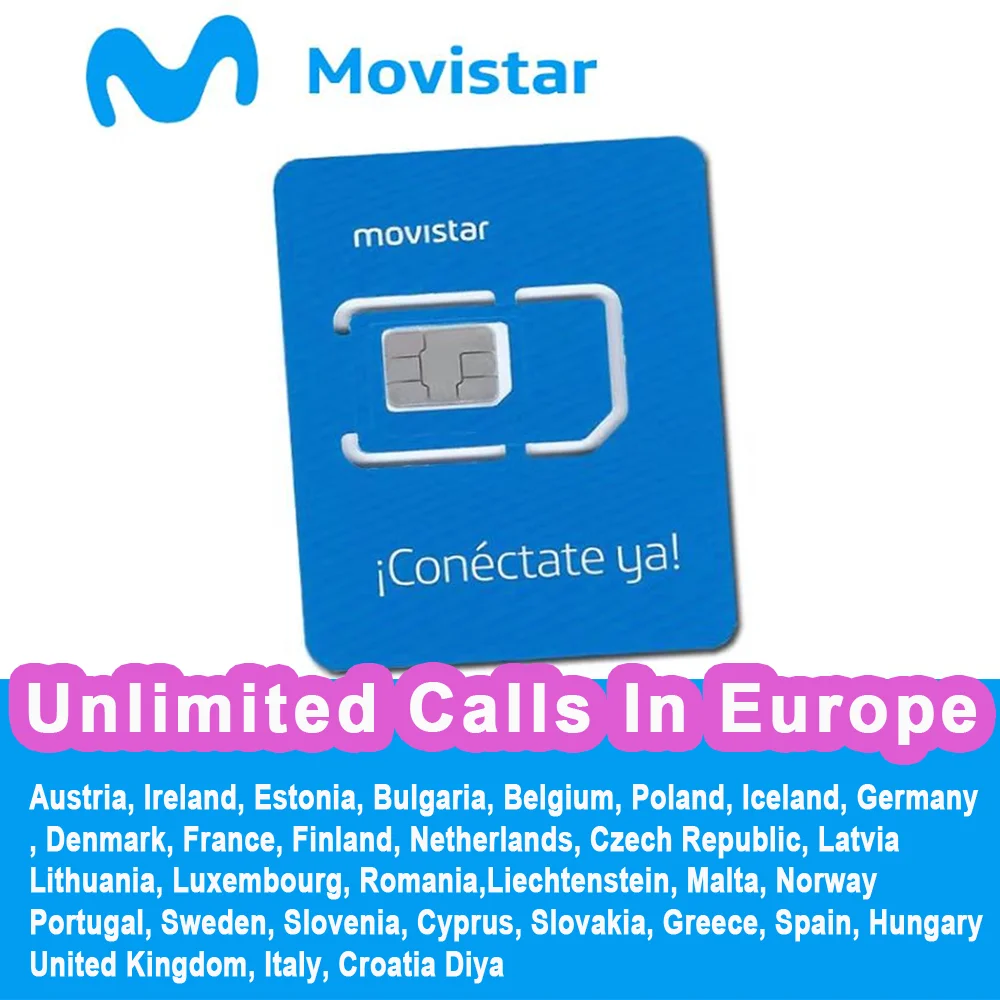 Неограниченные звонки movistar в европейских странах