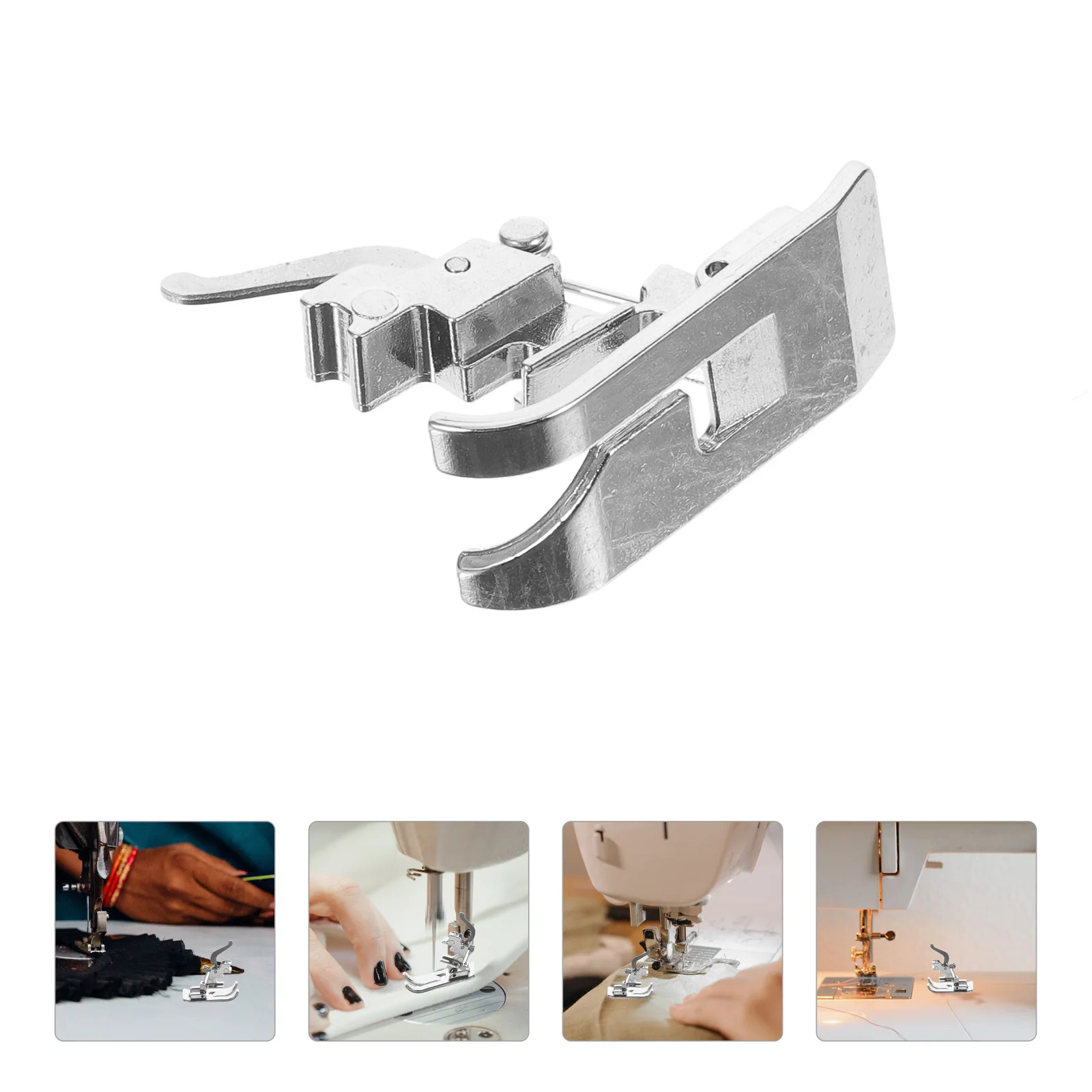 Профессиональная металлическая прижимная лапка для потайной молнии - Фотография_4
