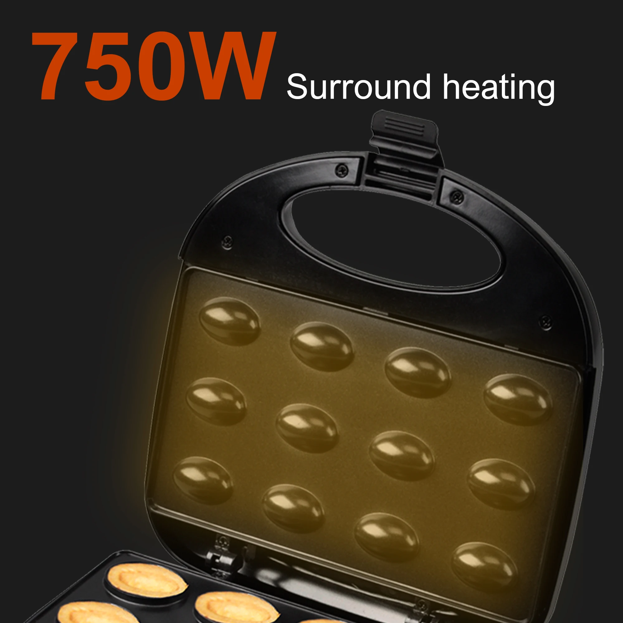 Электрическая вафельница для торта из грецкого ореха - Фотография_4