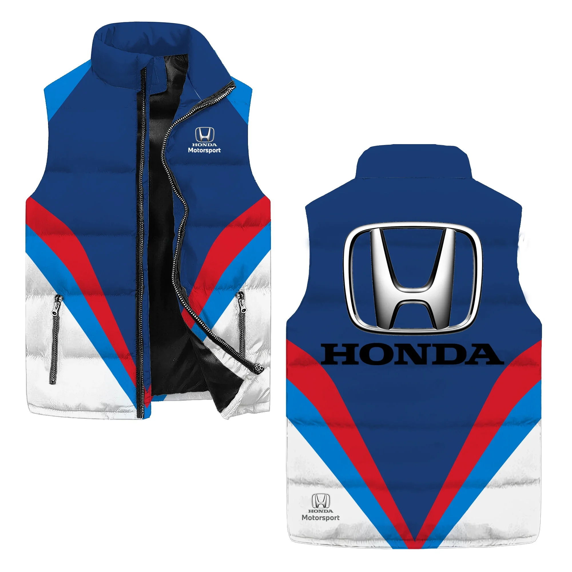 Мужские и женские топы с принтом логотипа honda и куртки без рукавов - Фотография_6