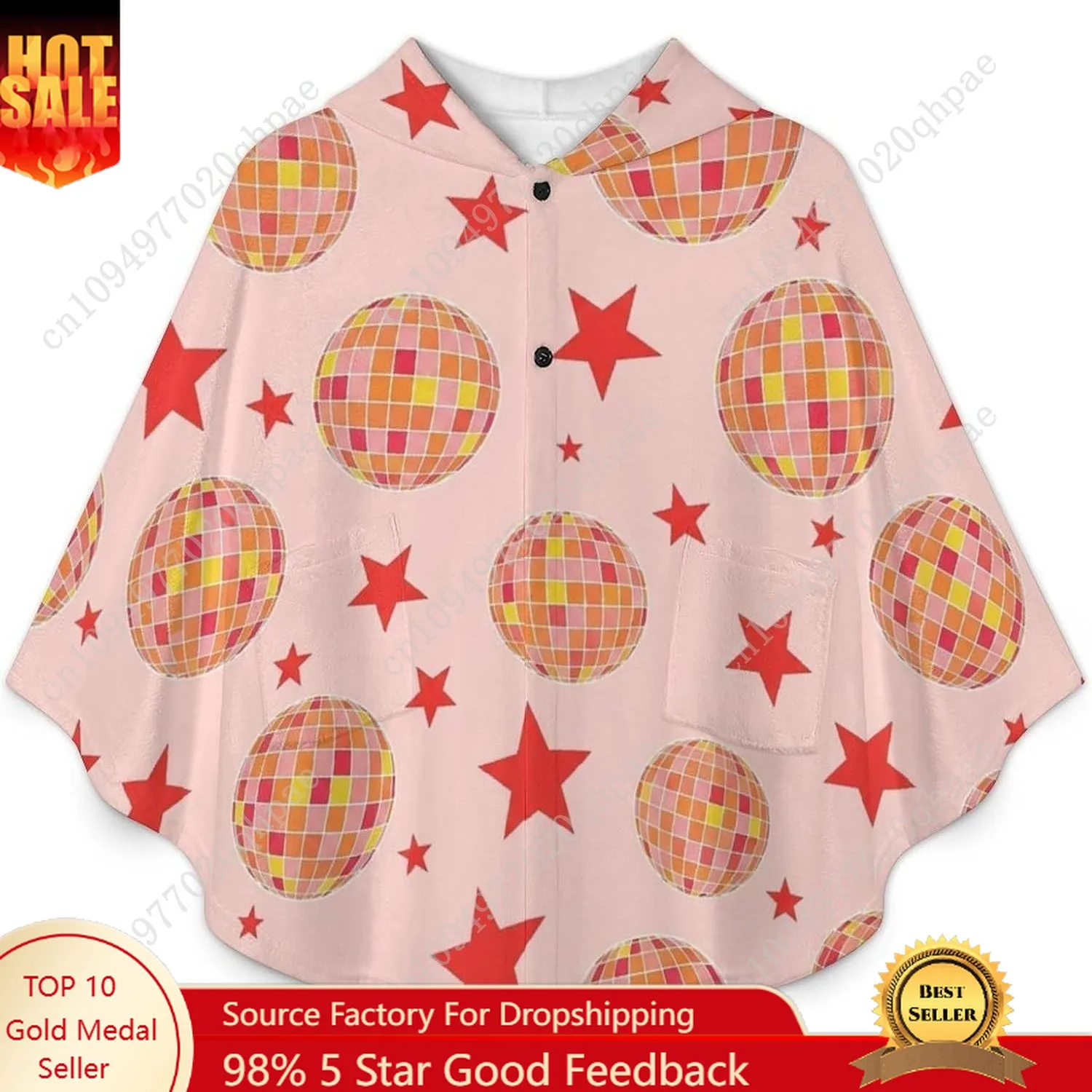 Уютный фланелевой свитер-одеяло