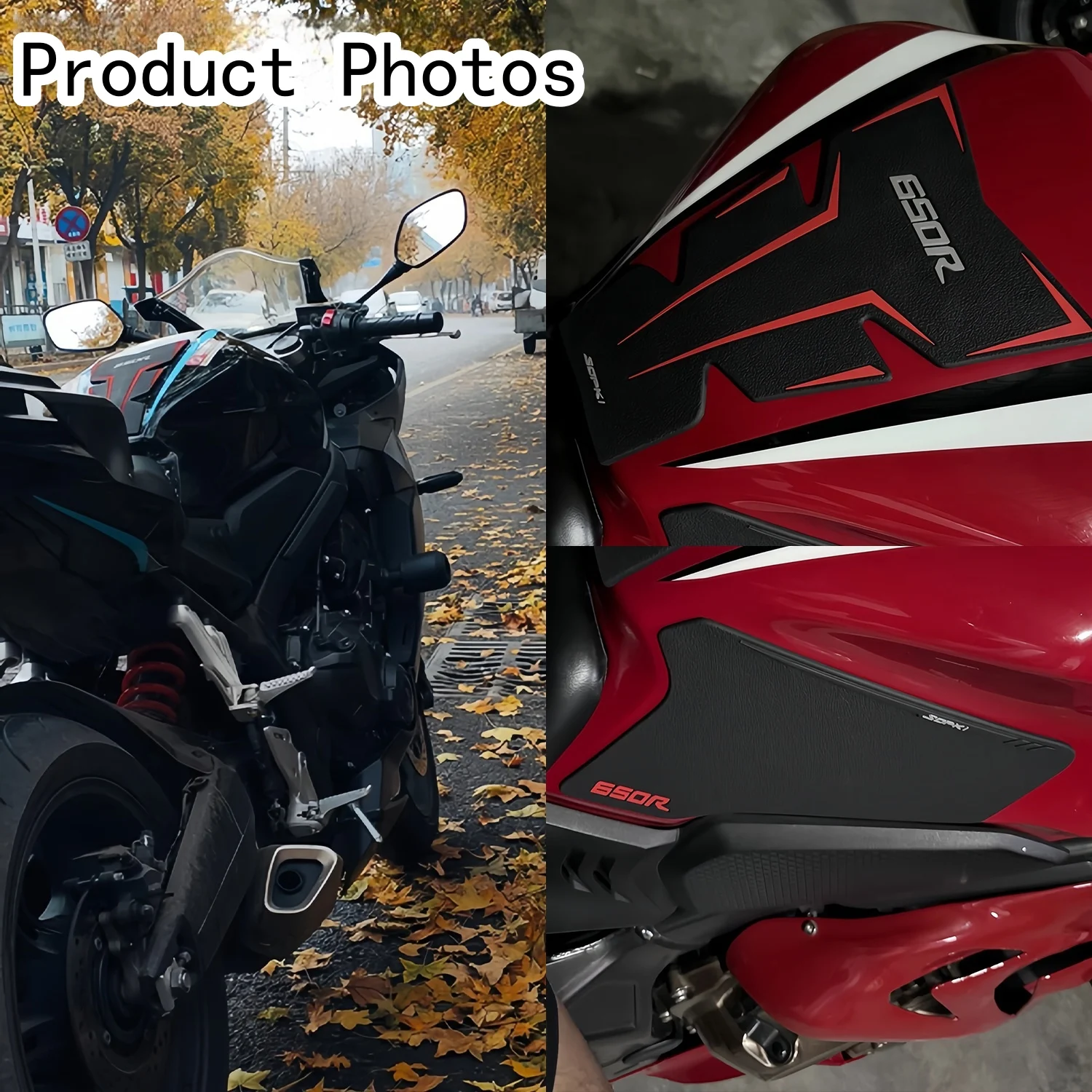 Наклейка на накладку бака для cb650r cbr650r теплоизоляция - Фотография_3