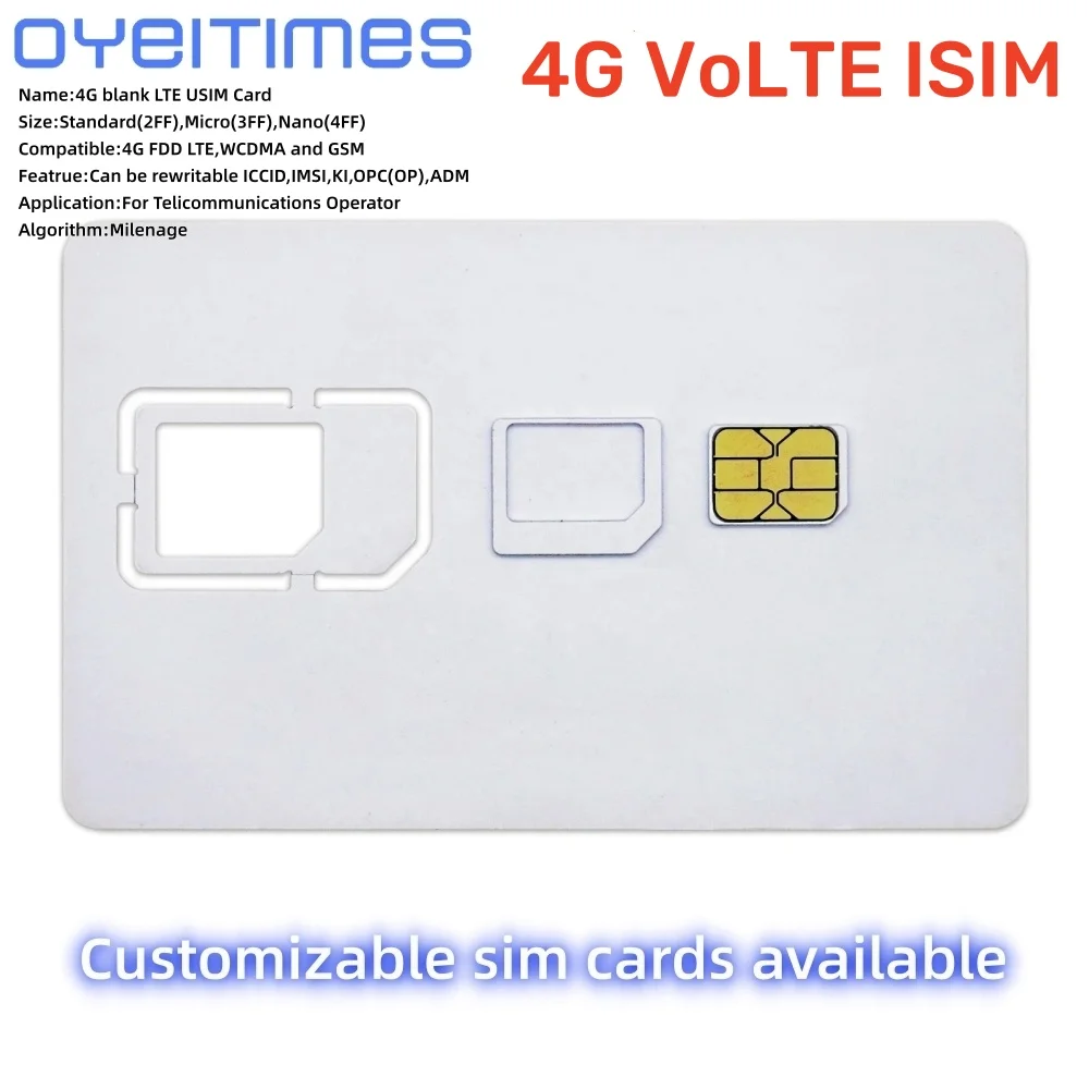 Oyeitimes usim isim card 4g volte