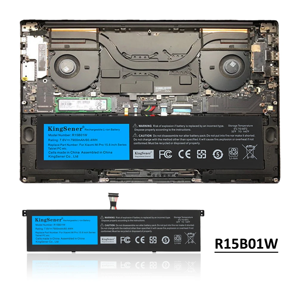 Kingsener r15b01w аккумулятор для ноутбука xiaomi pro 15 - Фотография_6