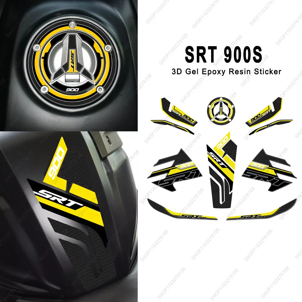 Для qj motor srt 900 s 3d наклейки из смолы